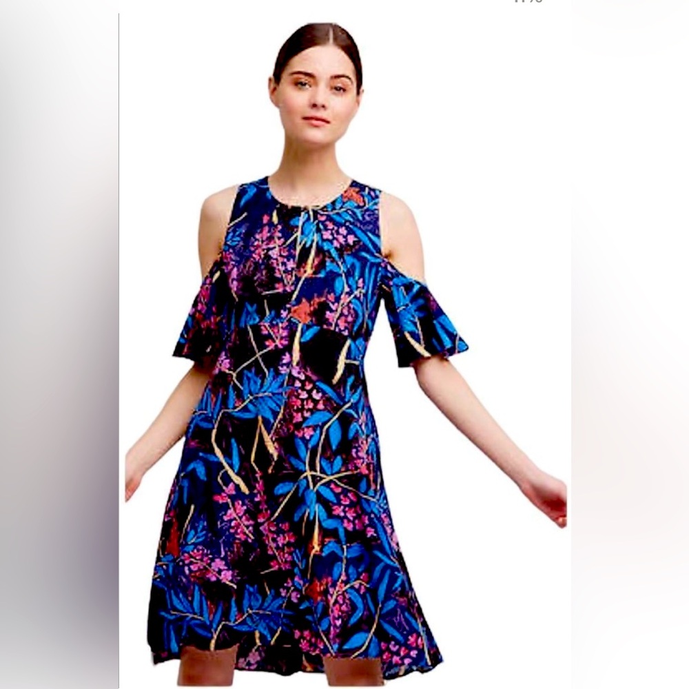 Anthropologie Maeve Tropical Dress